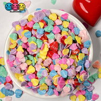 Hearts With Love Fake Sprinkles Fimo Mixed Colors Bake Confetti Valentines Funfetti Sprinkle