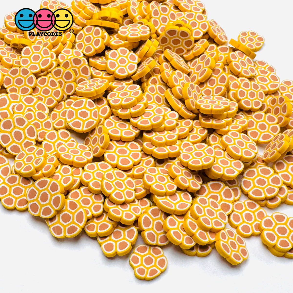 Heart Shape Spring Summer Flower Multi Honey Comb Bee Summer 10mm Fake ...