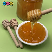 Honey Dipper Stick Natural Wood Mini Wand Woodcraft Party Favor 10Pcs