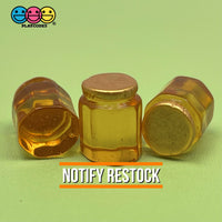 Honey Jars Charms Miniatures Golden Of Mini Jar Cabochon Charm