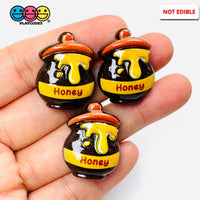 Honey Pot Charms with Drip Dangle Pendant Craft Supply 10pcs - Fake Food