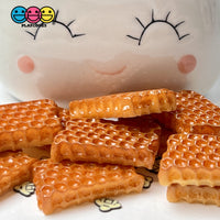 Honeycomb Flatback Charms Mini Charm Fake Food Honey Cabochons Decoden 10 Pcs