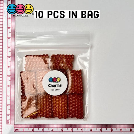 Honeycomb Flatback Charms Mini Charm Fake Food Honey Cabochons Decoden 10 Pcs