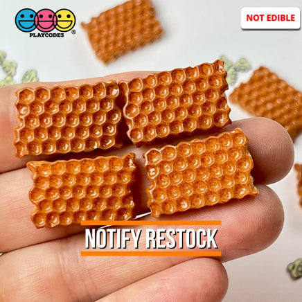 Honeycomb Flatback Charms Mini Charm Fake Food Honey Cabochons Decoden 10 Pcs