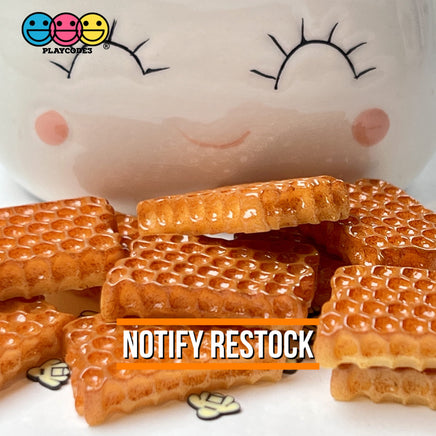 Honeycomb Flatback Charms Mini Charm Fake Food Honey Cabochons Decoden 10 Pcs