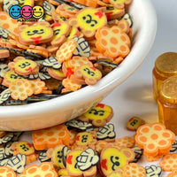 Honeycomb Teddy Bear Bees Mix Fimo Fake Polymer Clay Sprinkles Jimmies Kawaii Funfetti Sprinkle