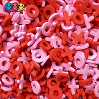 Hugs And Kisses Fake Sprinkles Fimo Red Pink Mixed Colors Bake Confetti Valentines Day Funfetti 20