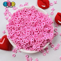 Hugs And Kisses Fake Sprinkles Fimo Red Pink Mixed Colors Bake Confetti Valentines Day Funfetti