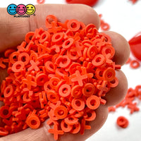 Hugs And Kisses Fake Sprinkles Fimo Red Pink Mixed Colors Bake Confetti Valentines Day Funfetti
