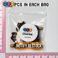 Ice Cream Bar Chocolate Covered Tiny With Bite Charms Fake Dessert Mini Cabochons Decoden 10 Pcs