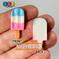 Ice Cream Bar Mini Pink White Blue Charms Fake Dessert Summer Cabochons Decoden 10 Pcs Playcode3 Llc