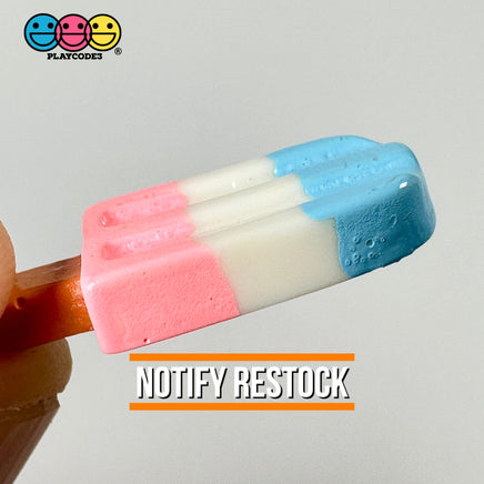 Ice Cream Bar Mini Pink White Blue Charms Fake Dessert Summer Cabochons Decoden 10 Pcs Playcode3 Llc