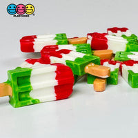 Ice Cream Bar Mini Red White Green Charms Fake Dessert Christmas Cabochons Decoden 10 Pcs Playcode3