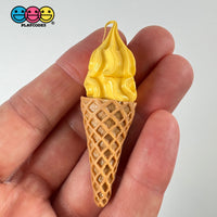 Ice Cream Cone Mini Chocolate Mango Matcha Strawberry Fake Food Cabochons Decoden Charm 5 Pcs