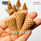 Ice Cream Cones Waffle Pattern Charm Solid Mini Cone Cabochons 10 Pcs