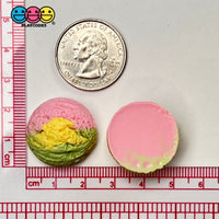 Ice Cream Or Sherbet Scoop Mini Flatback Charms Multi Colors Cabochons 10Pcs Charm