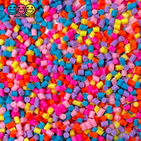 Ice Cream Topping Fake Clay Sprinkle Rainbow Colors Confetti Funfetti 2Mm 10 Grams