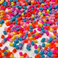 Ice Cream Topping Fake Clay Sprinkle Rainbow Colors Confetti Funfetti 2Mm