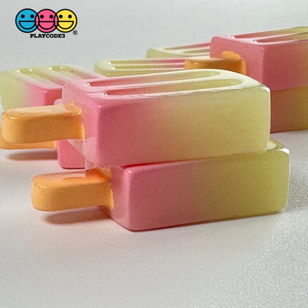 Ice Popsicle 3D Charm Pink Cabochons Decoden 10 Pcs Playcode3 Llc