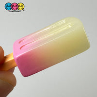 Ice Popsicle 3D Charm Pink Cabochons Decoden 10 Pcs Playcode3 Llc