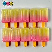 Ice Popsicle 3D Charm Pink Cabochons Decoden 10 Pcs Playcode3 Llc