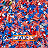 Independence Day 4Th Of July American Flag Fake Sprinkles Mix Sprinkle
