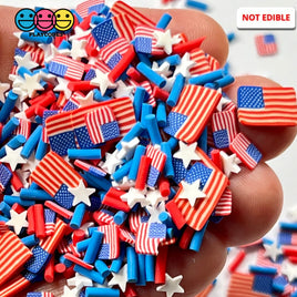 Independence Day 4Th Of July American Flag Fake Sprinkles Mix Sprinkle