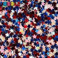 Independence Day Glitter Stars Red White Blue 4Th Of July Plastic Decoden Funfetti Playcode3 Llc 10