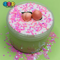 Iridescent Hearts Glitters Fake Sprinkles Decoden Sprinkle