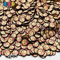 Jack-O-Lantern Halloween Fimo Slices Pumpkin Fake Clay Sprinkles Rpw20