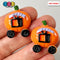 Jack-O-Lantern Carriage With Boo Charm Plastic Party Favors Halloween Cabochons 10 Pcs Playcode3 Llc
