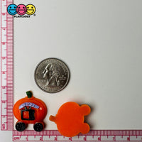 Jack-O-Lantern Carriage With Boo Charm Plastic Party Favors Halloween Cabochons 10 Pcs Playcode3 Llc