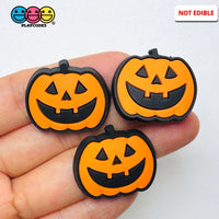 Shoe Charms WITHOUT Buckle Botton Bendable Jack-o’-lantern Pumpkin Holiday Halloween Flatback Cabochons Slime Supply