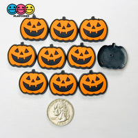 Shoe Charms WITHOUT Buckle Botton Bendable Jack-o’-lantern Pumpkin Holiday Halloween Flatback Cabochons Slime Supply