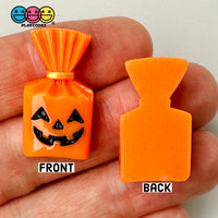 Jack O Lantern Trick Or Treat Gift Candy Bag Halloween Holiday Flatback Cabochons Decoden Charm 10