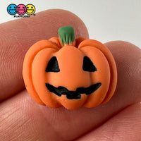 Jack-O-Lantern Witches Hat Pumpkin Haunted House Ghost Selection Cabochon Charm Halloween Flat Back