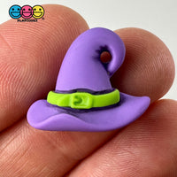 Jack-O-Lantern Witches Hat Pumpkin Haunted House Ghost Selection Cabochon Charm Halloween Flat Back