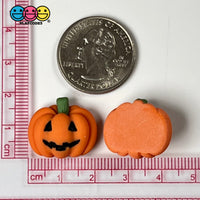 Jack-O-Lantern Witches Hat Selection Cabochon Charm Halloween Flat Back Decoden 10 Pcs 3 Types