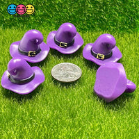 Jack-O-Lantern Witches Hat Pumpkin House Witch Home Halloween Charms Cabochons 5 Pcs Charm