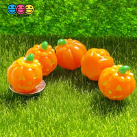 Jack-O-Lantern Witches Hat Pumpkin House Witch Home Halloween Charms Cabochons 5 Pcs Charm