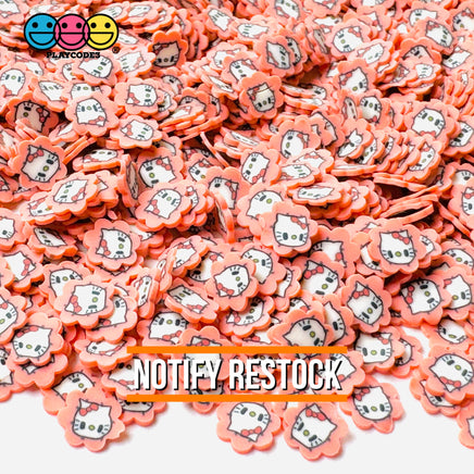 Japanese Cartoon Anime Character Cat Kitty 5Mm Fake Clay Sprinkles Decoden Fimo Jimmies 10 Grams