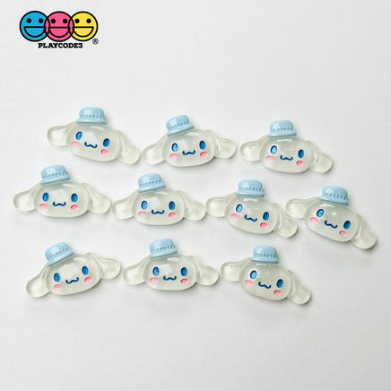 Japanese Kawaii Cat Dog Anime Tv Character Cartoon Flatback Cabochons Decoden Charm 10 Pcs Puppy