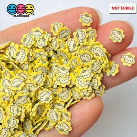 Japanese Tv Cartoon Anime Character Yellow Dog 5Mm Fake Clay Sprinkles Decoden Fimo Jimmies