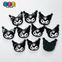 Japanese Tv Cartoon Anime Kawaii White Yellow Dog Pink Rabbit Black Cat Flatback Cabochons Decoden