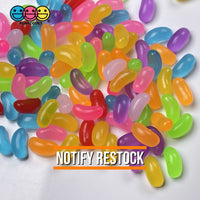 Jellybeans Realistic Candy Looking Fake Food 3D Plastic Charms Jelly Beans