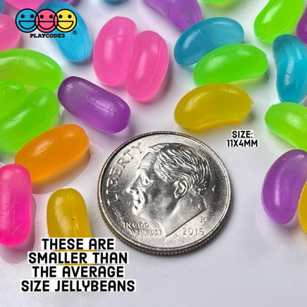 Jellybeans Realistic Candy Looking Fake Food 3D Plastic Charms Jelly Beans