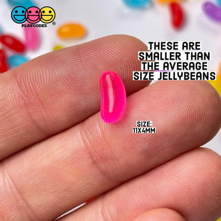 Jellybeans Realistic Candy Looking Fake Food 3D Plastic Charms Jelly Beans