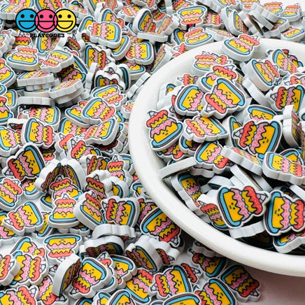 Kawaii Birthday Layer Cake 5Mm_10Mm Fake Clay Sprinkles Decoden Fimo Jimmies Playcode3 Llc Sprinkle