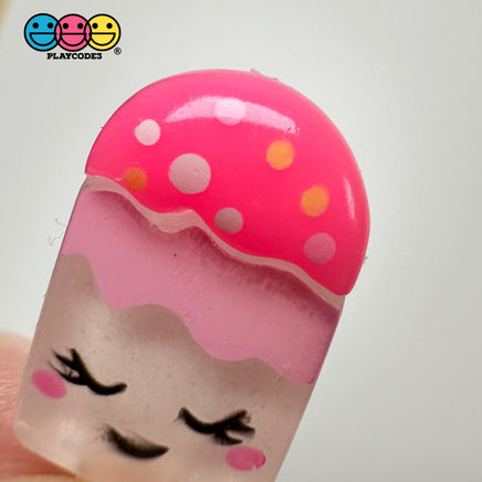 Kawaii Ice Pop Fake Flatback Cabochons Decoden Charm 10 Pcs