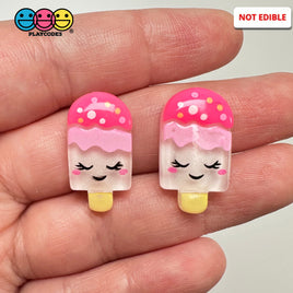 Kawaii Ice Pop Fake Flatback Cabochons Decoden Charm 10 Pcs